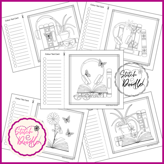 Colouring Book. Digital Download. Between the Pages. 20 exclusive designs