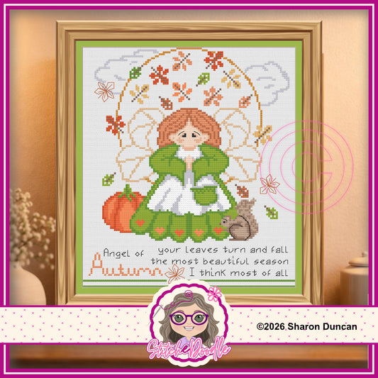 *NEW* Angels of the Seasons - Angel of Autumn PDF and Patternkeeper