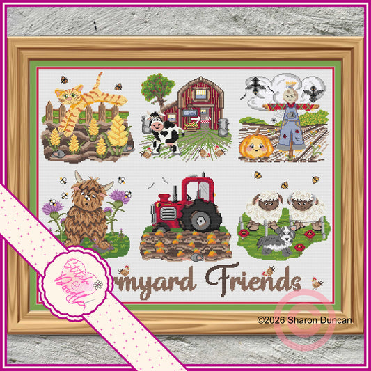 *NEW* Farmyard Friends Bumpler Collection - PDF and Patternkeeper - 7 charts