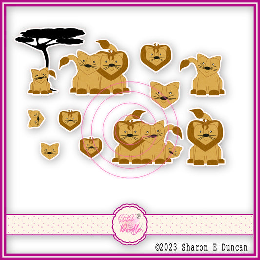 Sticker Pack - King of the Jungle - 11 stickers