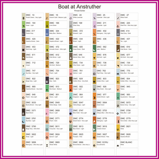 Boat at Anstruther - Full Coverage - Digital Download PDF and Patternkeeper