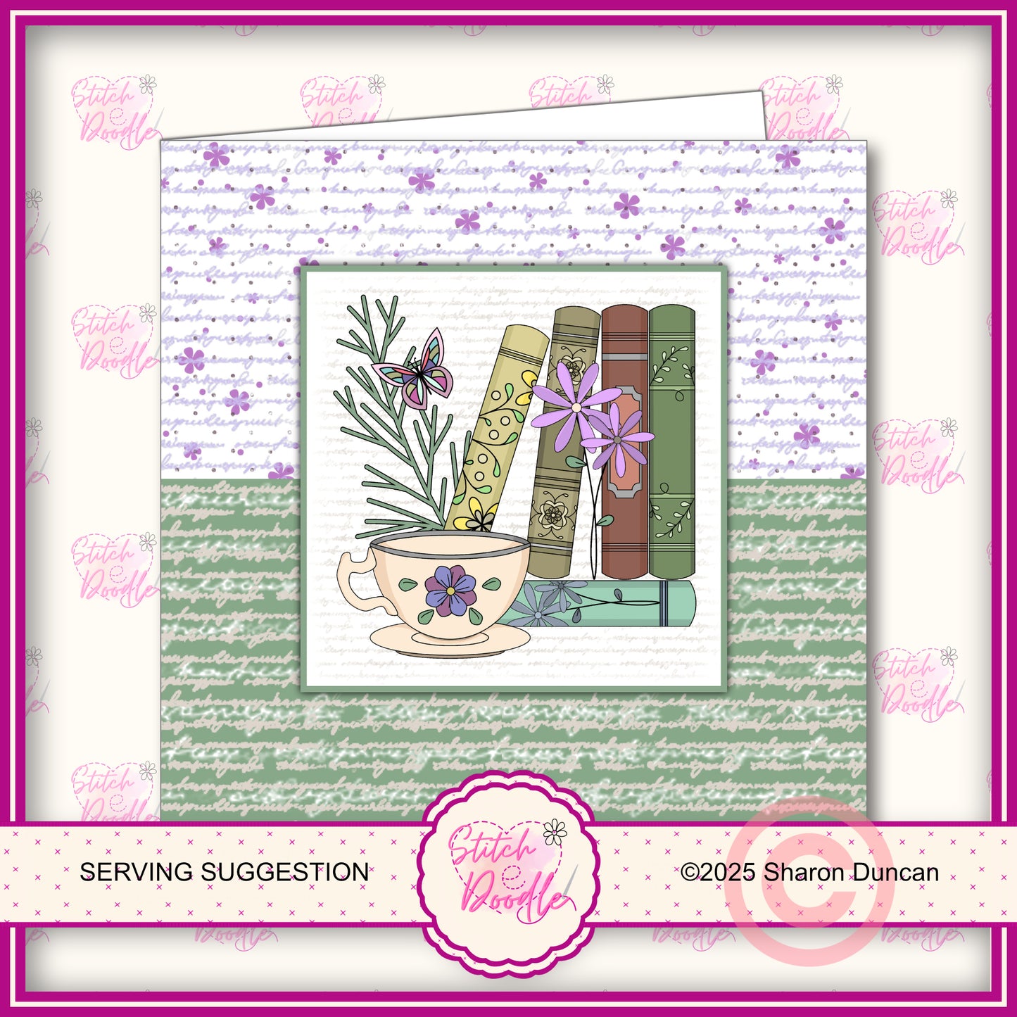 Between the Pages Paper craft kit: 42 Piece Card Making Kit (Digital Download)