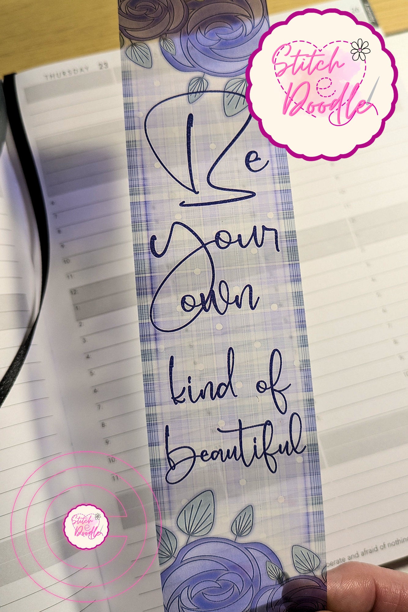 Nouveau Rose Large Bookmarks - Set of 3