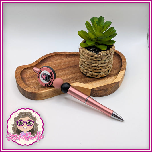 Stay Positive Toe Beans Handmade Beaded Pen - Ideal Gift