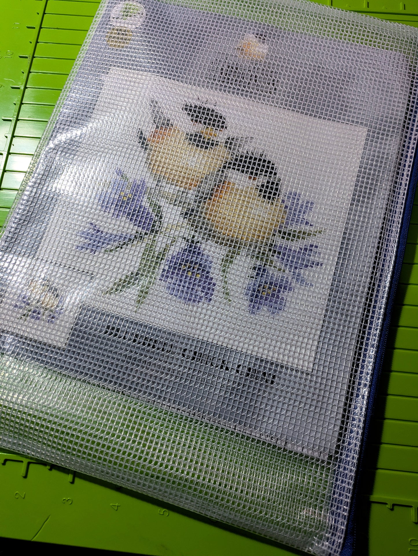 DESTASH - Bluebell Chick-Chat Cross Stitch Kit By Heritage