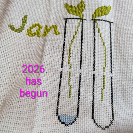 Cross Stitch Chart - Test Tube Temperature Chart - Digital Download