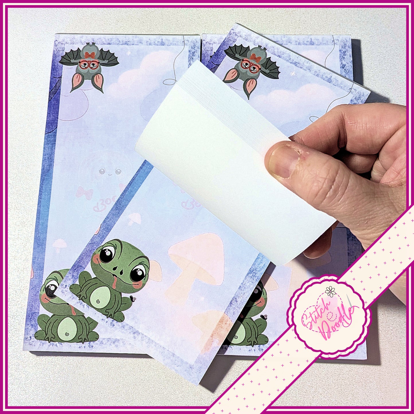 Too Cute to Spook DL Notepad - 50 sheets un-coated 120 gsm paper