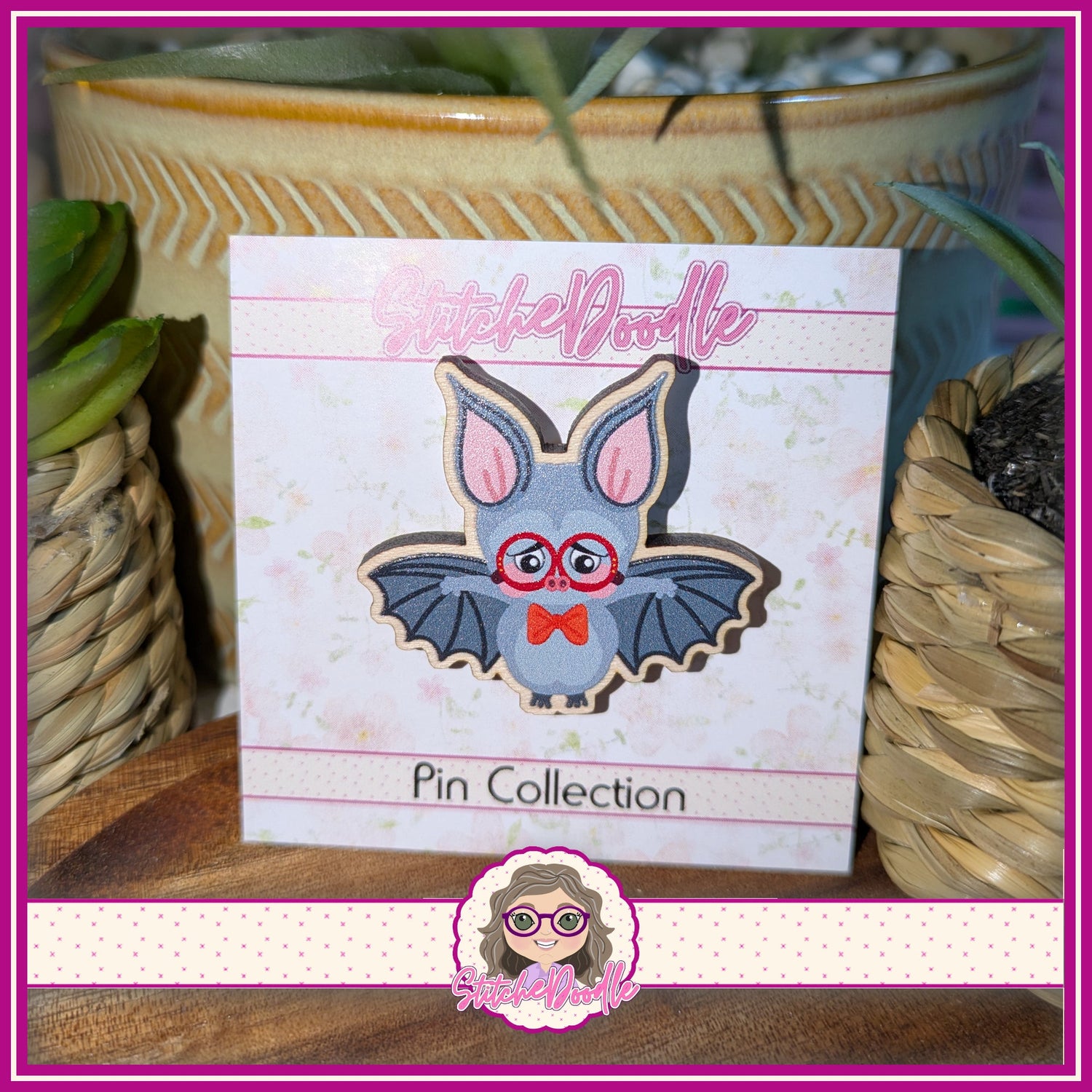 Collectible Wooden Pins