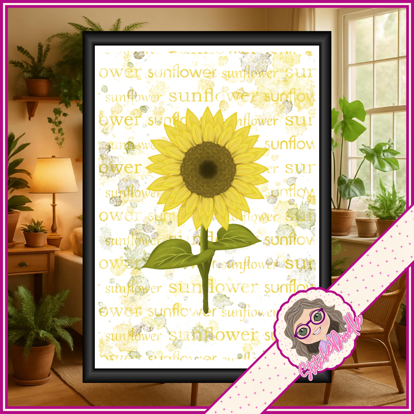 Paintbox Petals Sunflower - 36 Piece Paper Craft Kit - Digital