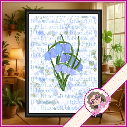 Paintbox Petals Bluebell - 36 Piece Paper Craft Kit - Digital