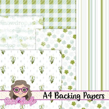 Paintbox Petals Snowdrop - 36 Piece Paper Craft Kit - Digital