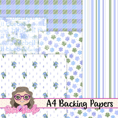 Paintbox Petals Bluebell - 36 Piece Paper Craft Kit - Digital