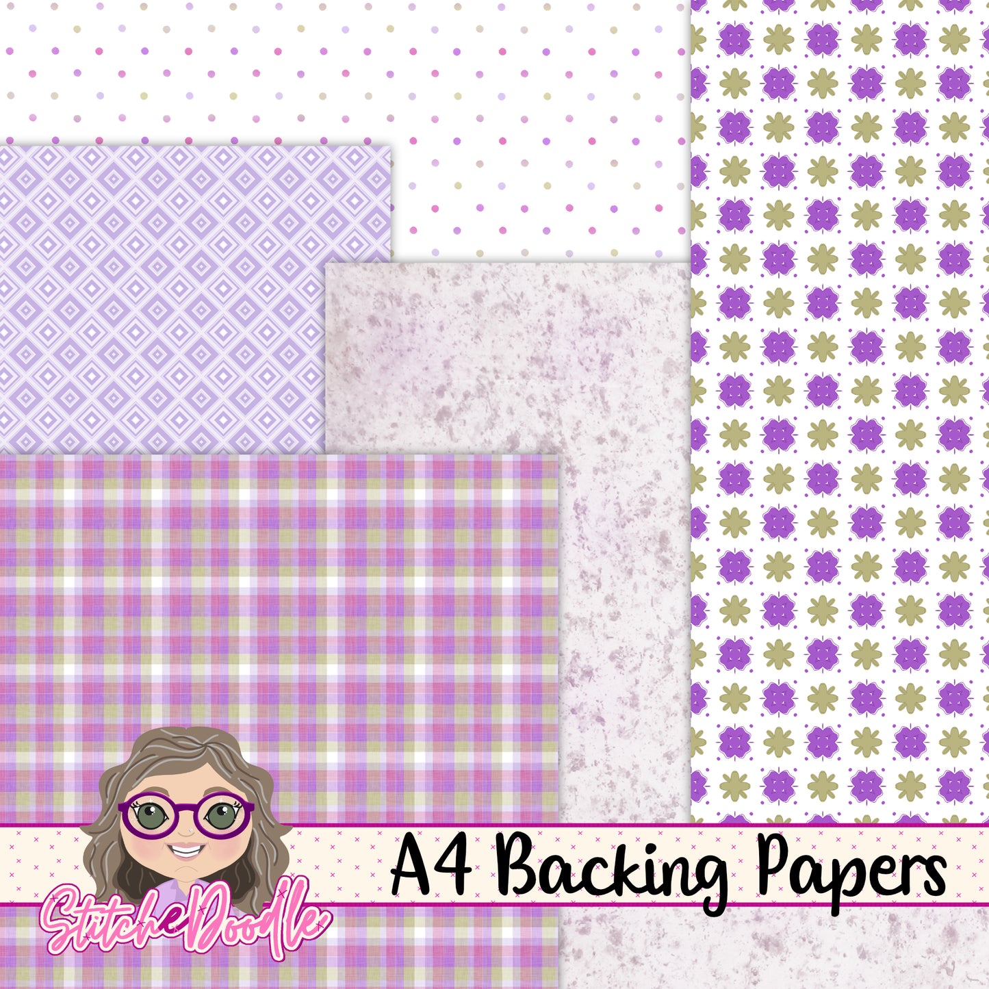 Paintbox Petals Crocus - 36 Piece Paper Craft Kit - Digital