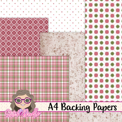Paintbox Petals Rose - 36 Piece Paper Craft Kit - Digital