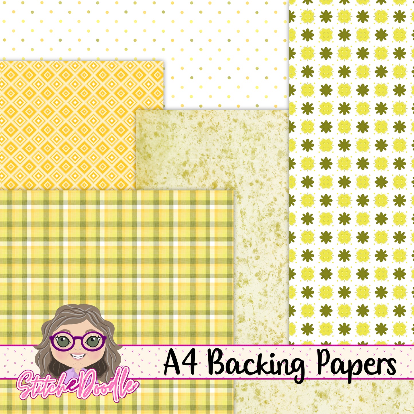 Paintbox Petals Daffodil - 36 Piece Paper Craft Kit - Digital
