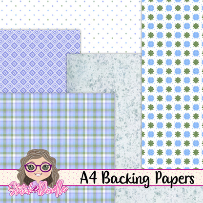 Paintbox Petals Bluebell - 36 Piece Paper Craft Kit - Digital