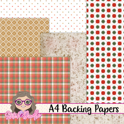 Paintbox Petals Poppy - 36 Piece Paper Craft Kit - Digital