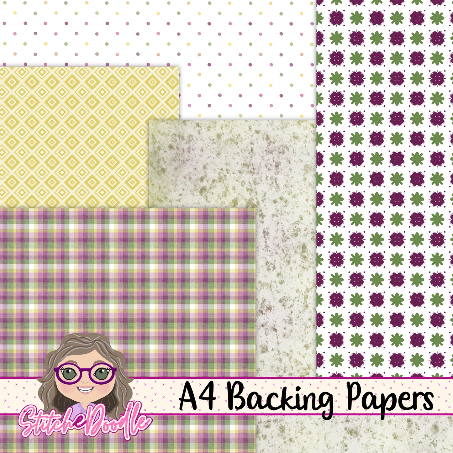 Paintbox Petals Pansy - 36 Piece Paper Craft Kit - Digital