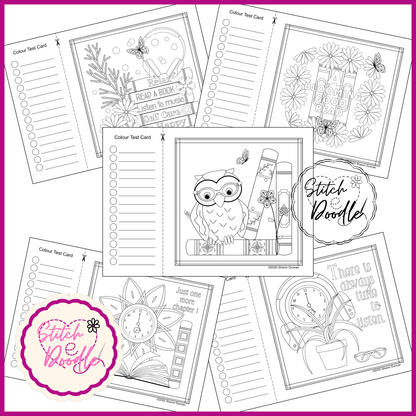 Colouring Book.  Digital Download.  Between the Pages.  20 exclusive designs