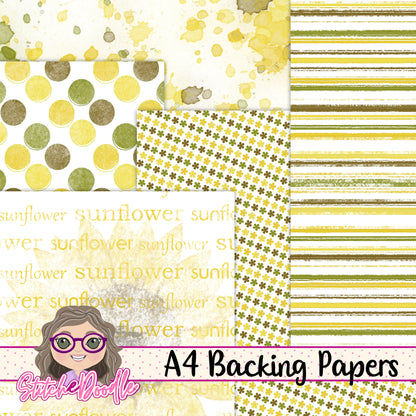 Paintbox Petals Sunflower - 36 Piece Paper Craft Kit - Digital