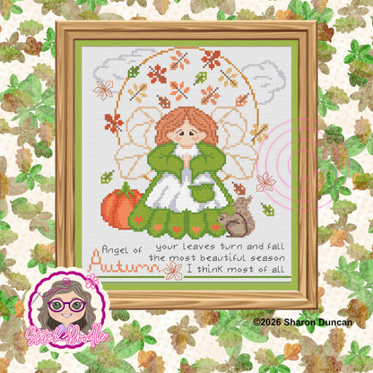 Angels of the Seasons - Angel of Autumn PDF and Patternkeeper