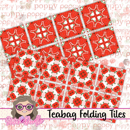 Paintbox Petals Poppy - 36 Piece Paper Craft Kit - Digital