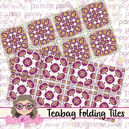 Paintbox Petals Pansy - 36 Piece Paper Craft Kit - Digital