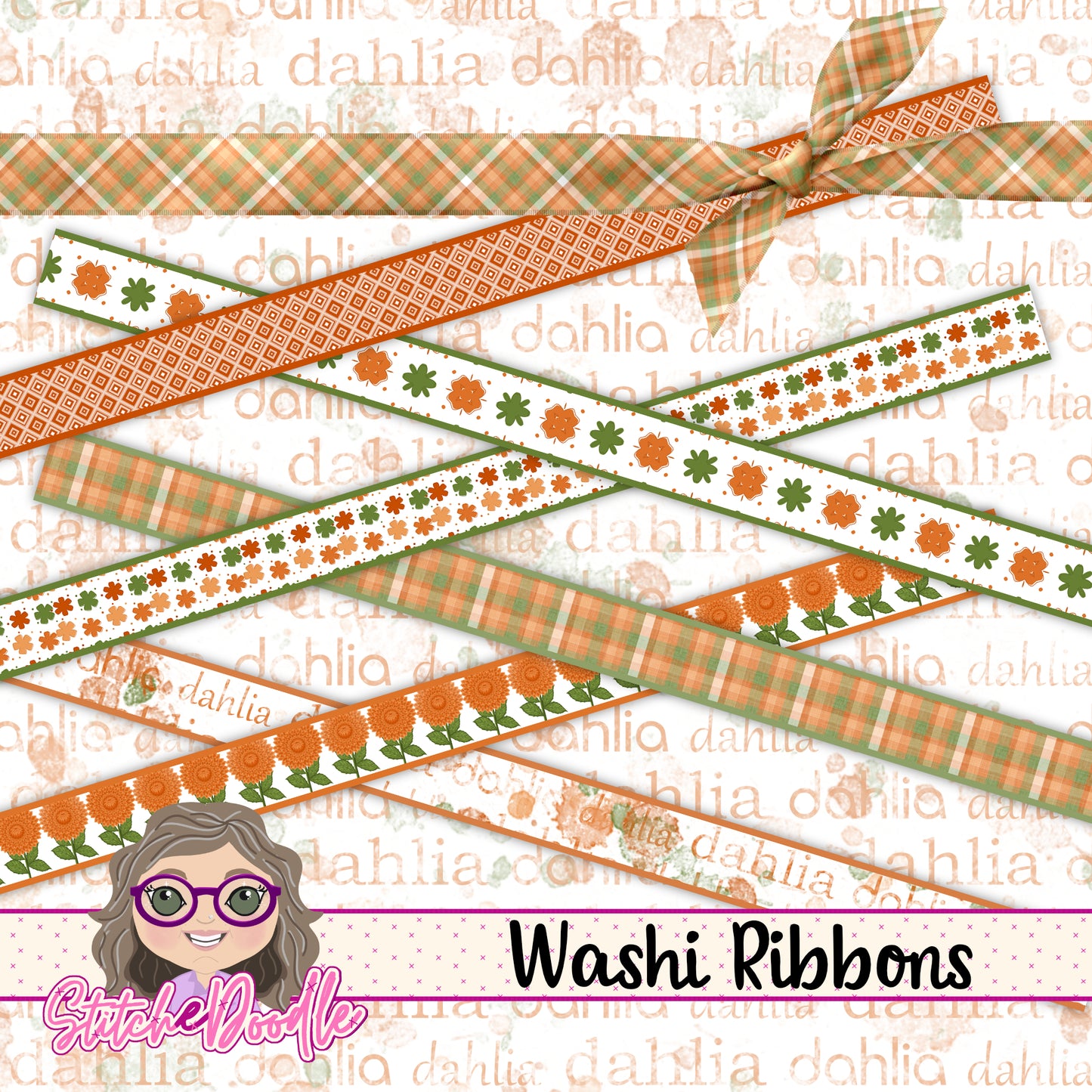 Paintbox Petals Dahlia - 36 Piece Paper Craft Kit - Digital