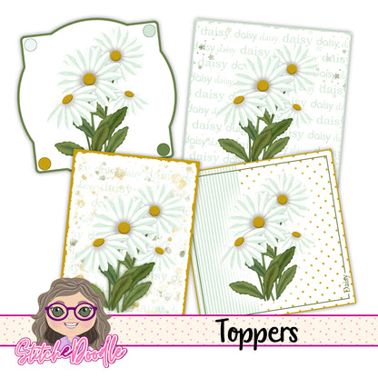 Paintbox Petals Daisy - 36 Piece Paper Craft Kit - Digital