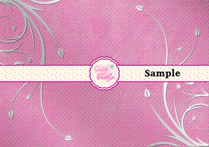 Faux Gold & Silver Embossed Paper craft Papers.  Embossibilities Sprigs.  16 x A4 printable pages.  Digital Download