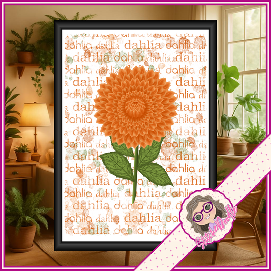 Dahlia Paper Kit - 60 pieces - Card Making/Junk Journals/Scrapbooking and more