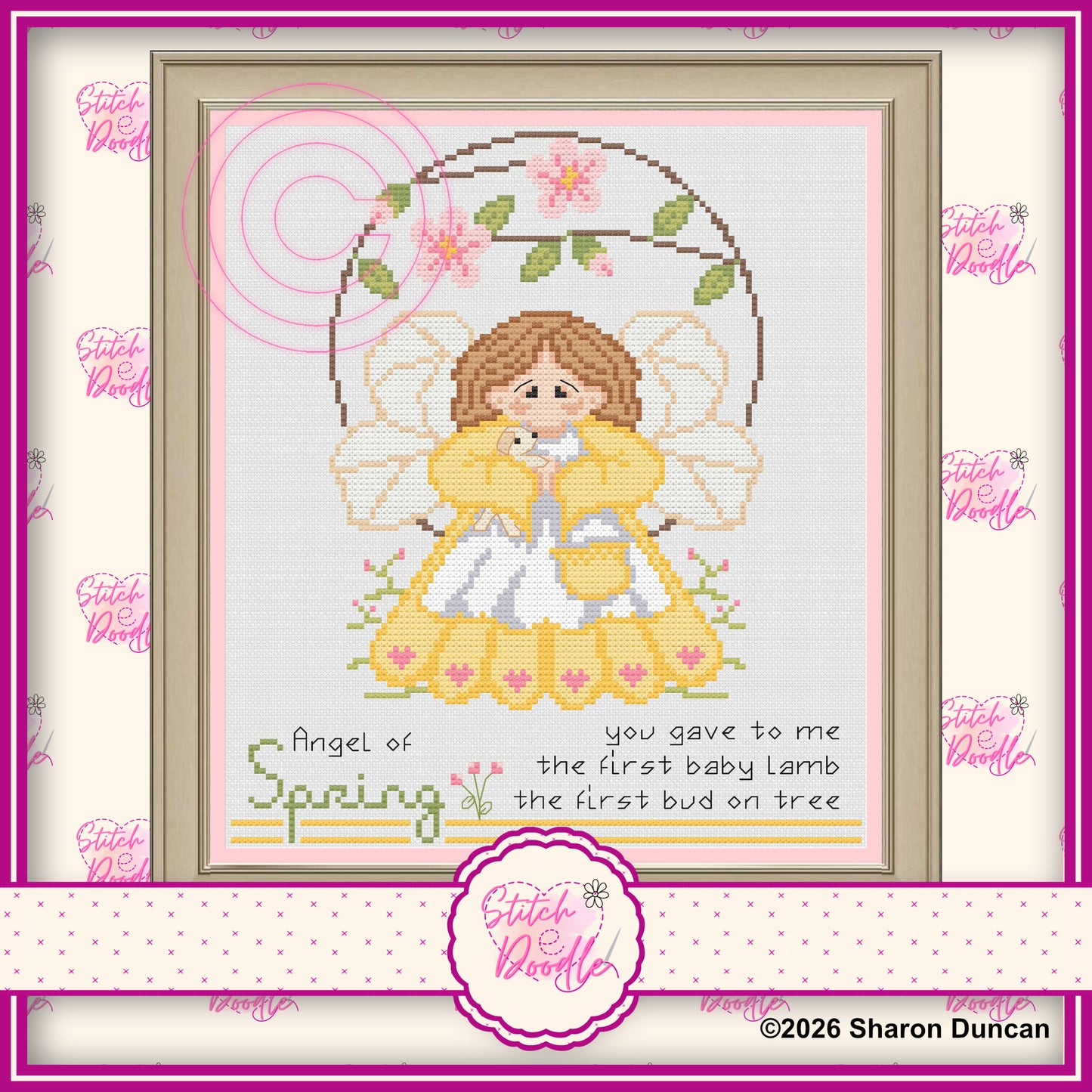 *NEW* Angels of the Seasons - Angel of Spring PDF and Patternkeeper