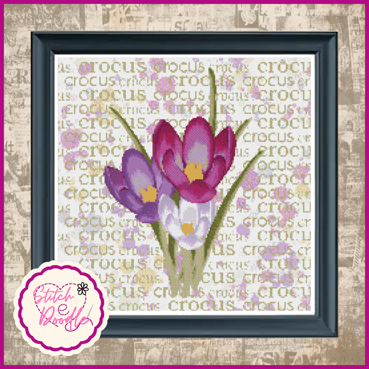 Crocus Sampler from the Paintbox Petals Collection - Digital Download