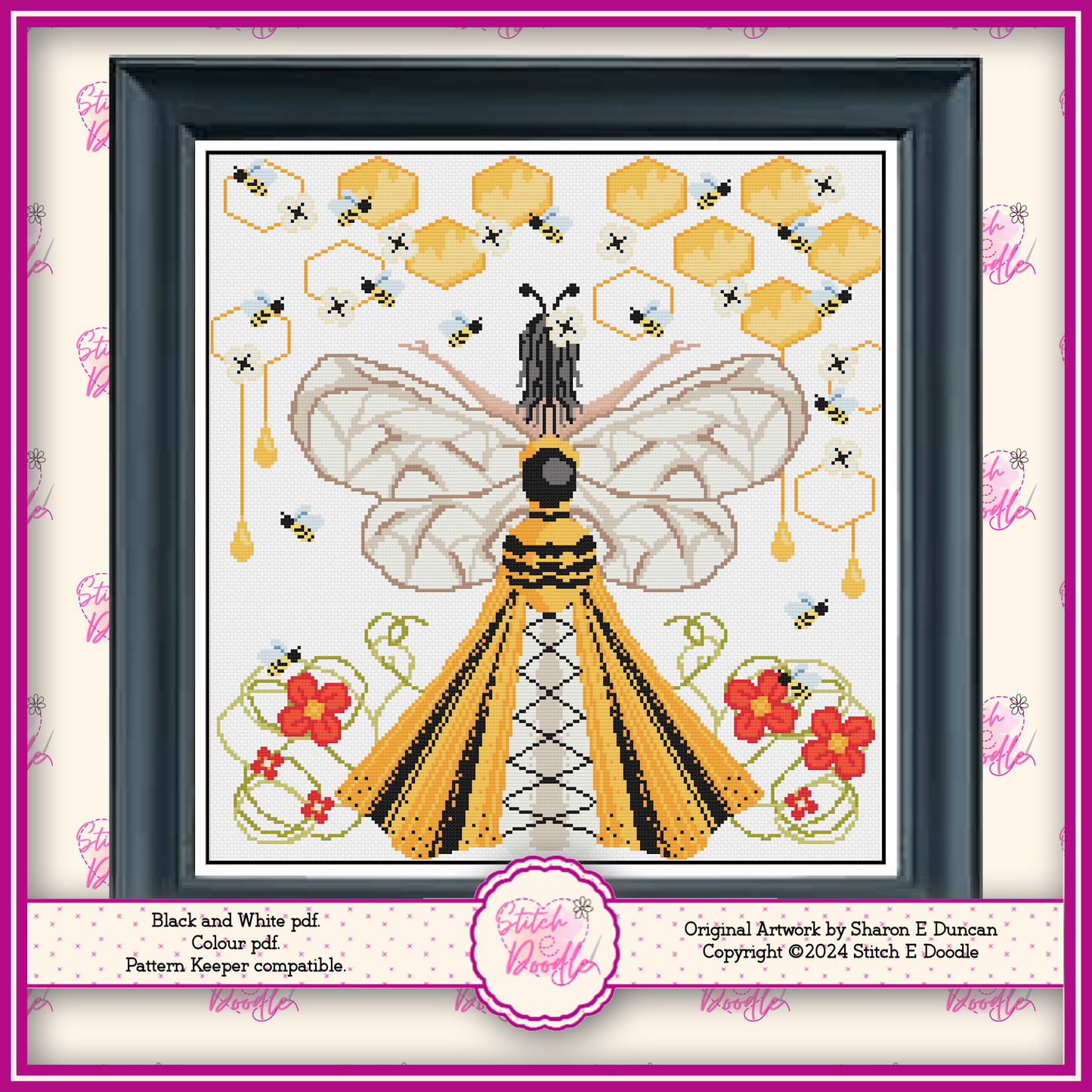Graceful Queen Bee Maiden - Digital Download