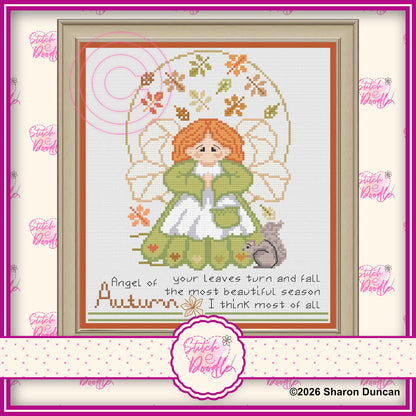 *NEW* Angels of the Seasons - Angel of Autumn PDF and Patternkeeper