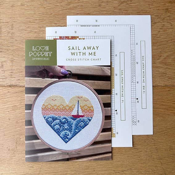 Sail Away With Me - Printed Chart by Love Poppet