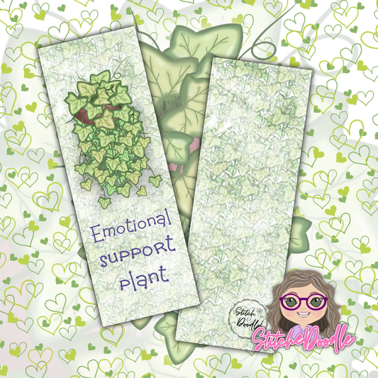 Emotional Support Plant Bookmark - trailing ivy