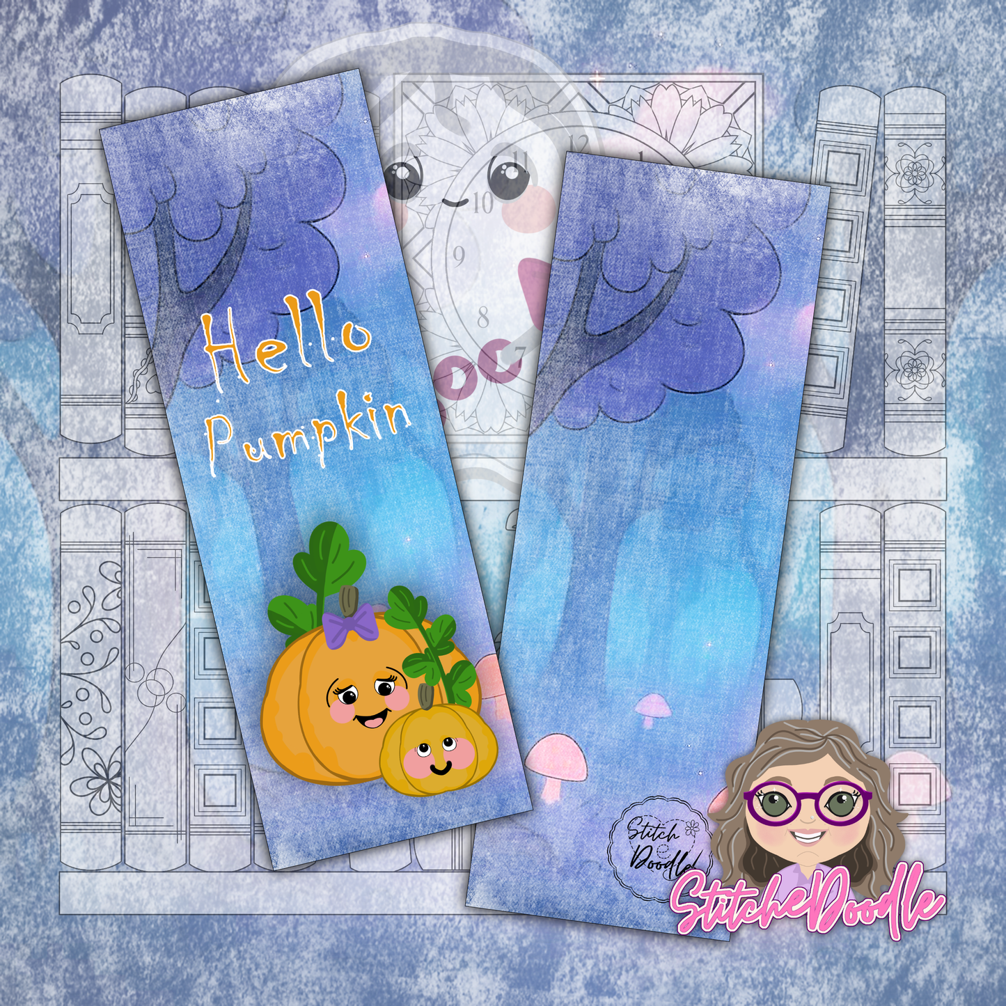 Too Cute To Spook Bookmark - Hello Pumpkin