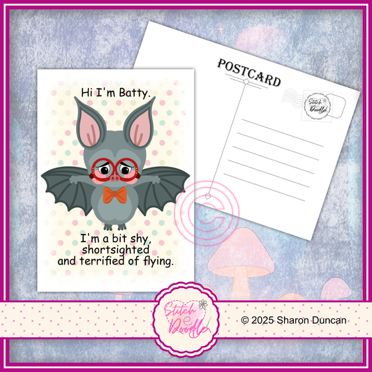 A5 Art Print/Postcard 6 Piece Collection - Too Cute To Spook - set 2