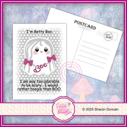 A5 Art Print/Postcard 6 Piece Collection - Too Cute To Spook - set 2