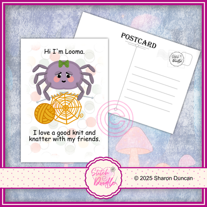 A5 Art Print/Postcard 6 Piece Collection - Too Cute To Spook - set 2