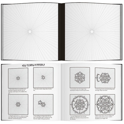 Mandala Sketchbook - Create Your Own Unique Mandala Designs. Mindful Drawing.