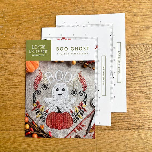 Boo Ghost - Printed Chart by Love Poppet