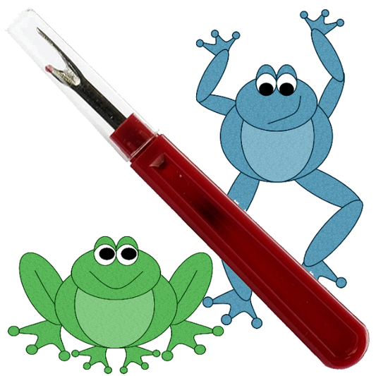 Large seam rippers with point cover - Ideal for frogging mishaps - Assorted colours