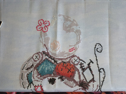 My Sweet Voodoo Cute Cross Stitch Chart.  PDF and Pattern Keeper.  DMC floss.  Includes printable tracker.  Instant Download.