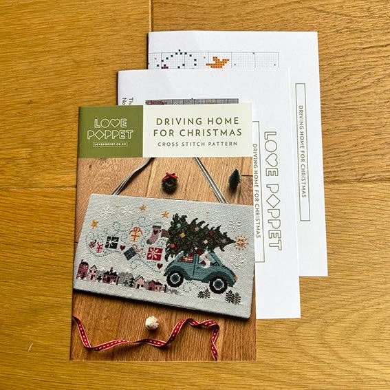 Driving Home for Christmas - Printed Chart by Love Poppet