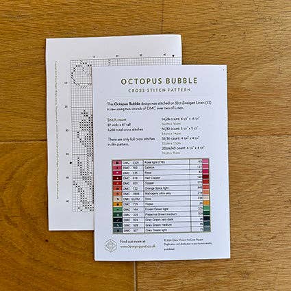 Octopus Bubble - Printed Chart by Love Poppet