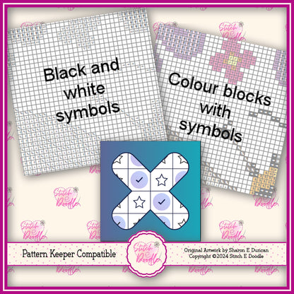 My Heart Belongs To Scotland Scottish Cross Stitch Chart.  PDF and Pattern Keeper. DMC floss. Includes printable tracker. Instant Download.