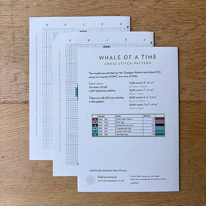Whale of a Time - Printed Chart by Love Poppet