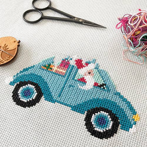 Driving Home for Christmas - Printed Chart by Love Poppet